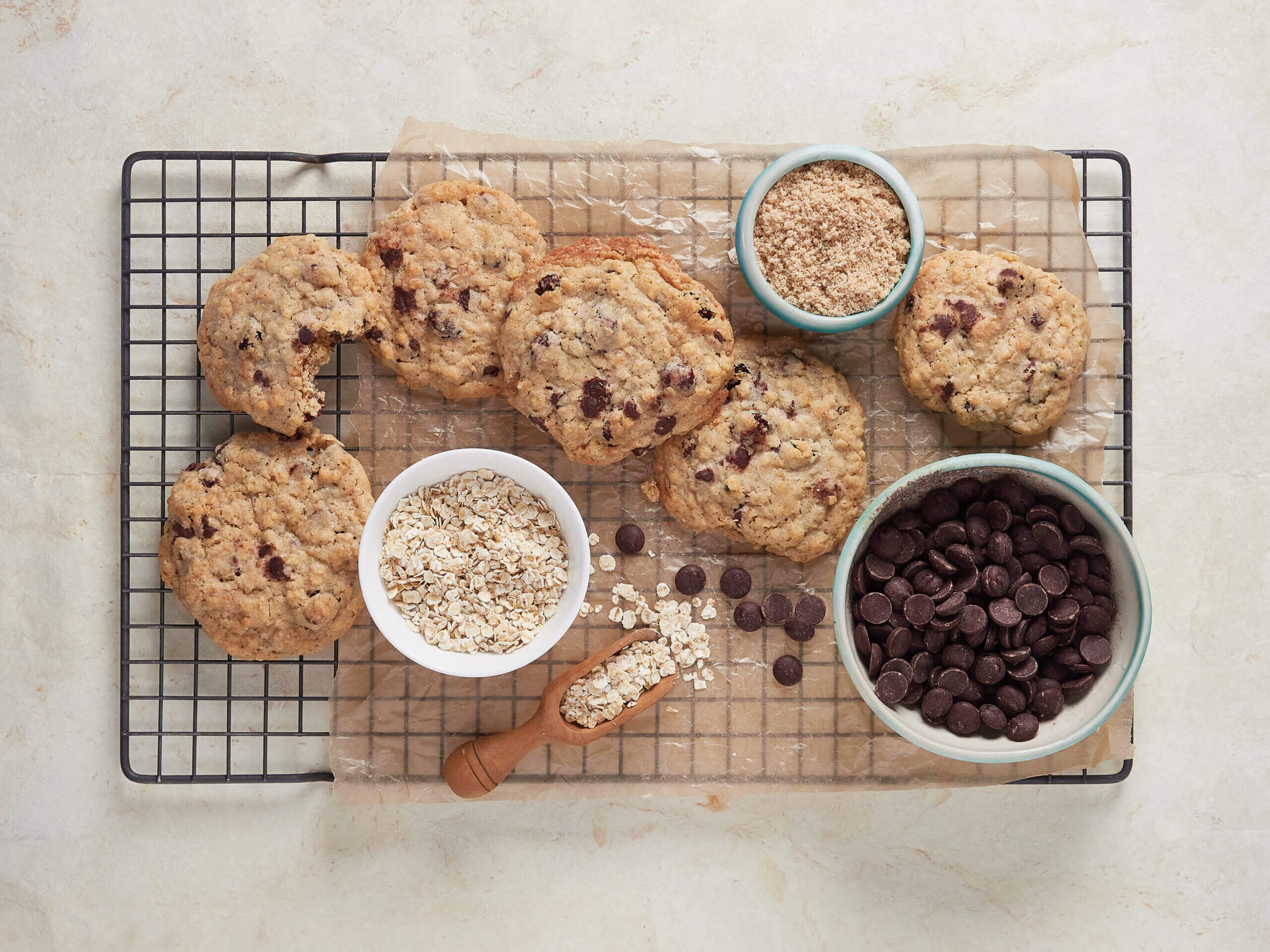 Coconut Oatmeal Chocolate Chip Cookies – STAY IN HOME ACTIVITY